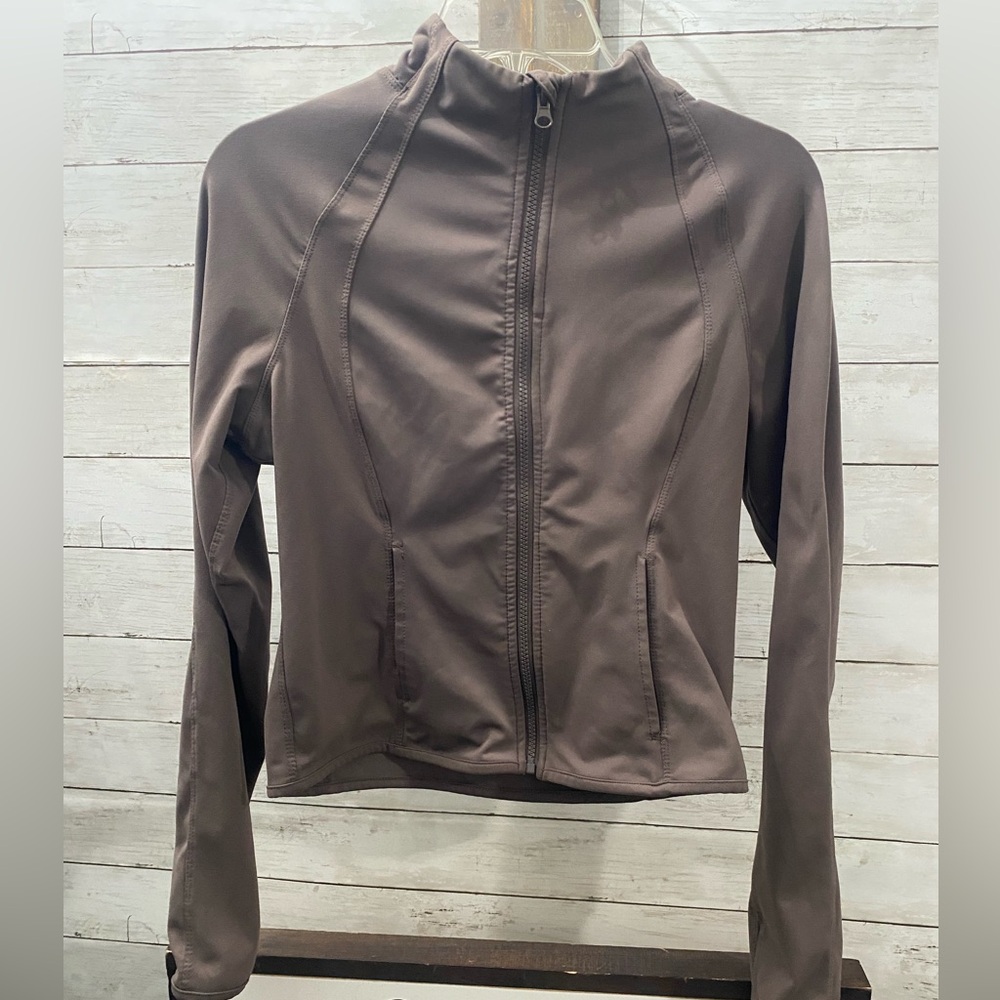 Yogalicious Lux Cocoa‎ Women's Athletic Zip Front Jacket